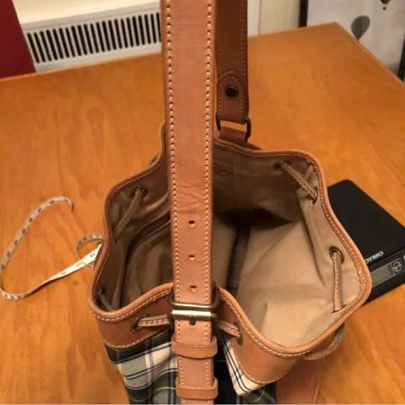 Ralph Lauren polo blackwatch plaid bucket bag - Picture 16 of 16